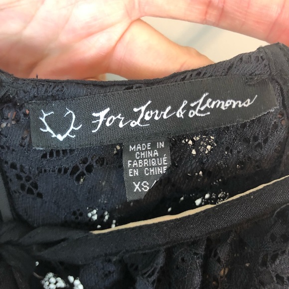 For Love and Lemons Lace Rosemary Mini Dress - Picture 6 of 8